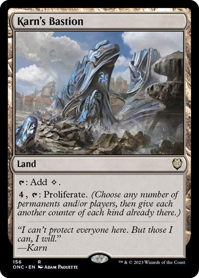 Karn's Bastion (Commander: Phyrexia: All Will Be One) Light Play