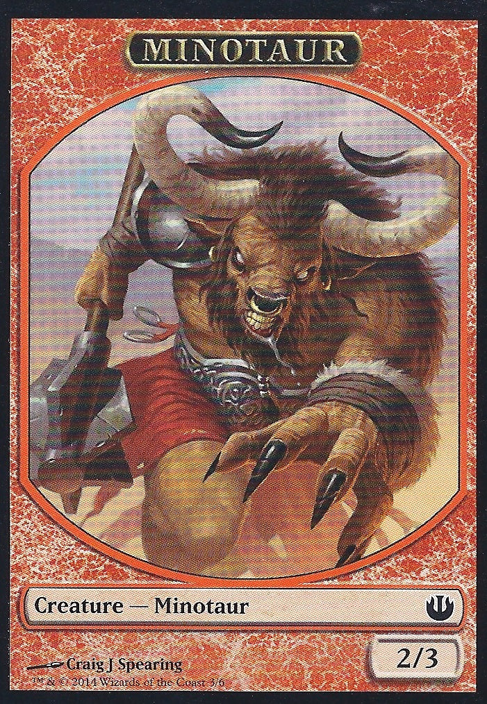 Minotaur Token (Journey into Nyx) Light Play