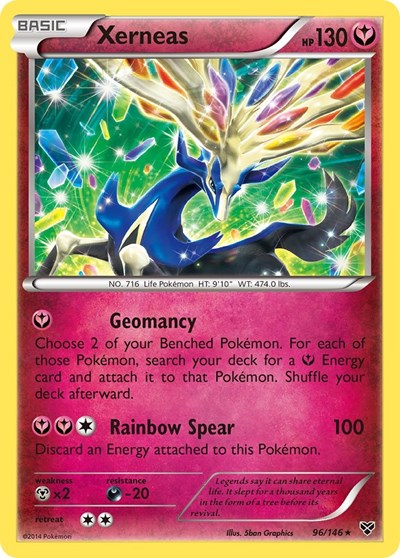 Xerneas (XY Base Set) Medium Play