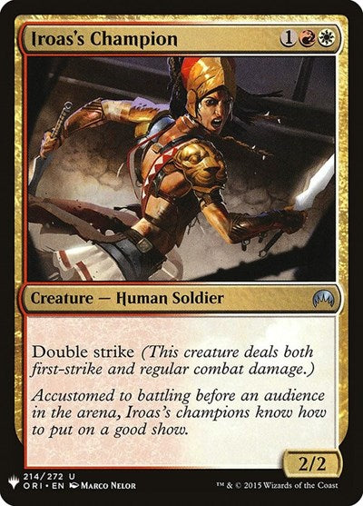 Iroas's Champion (Mystery Booster) Light Play
