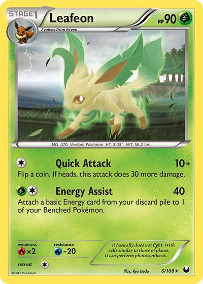 Leafeon (Dark Explorers) Light Play