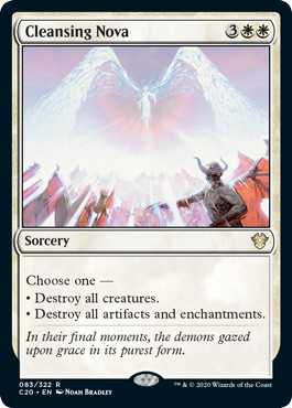 Cleansing Nova (Commander 2020 Ikoria) Light Play