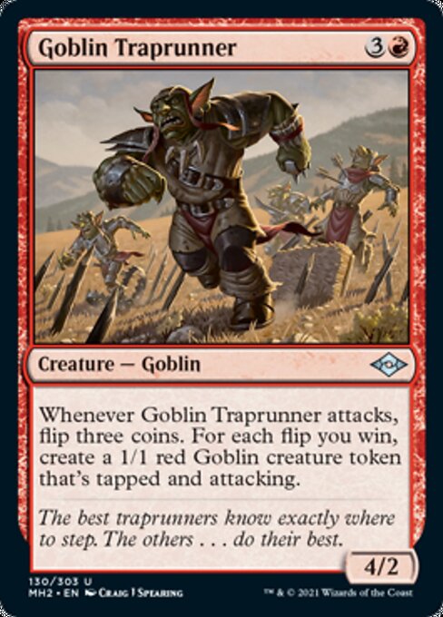 Goblin Traprunner (Modern Horizons 2) Light Play