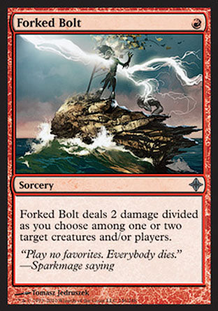Forked Bolt (Rise of the Eldrazi) Light Play