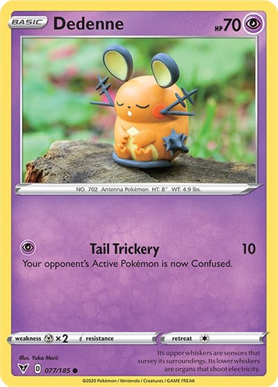 Dedenne (SWSH04: Vivid Voltage) Light Play