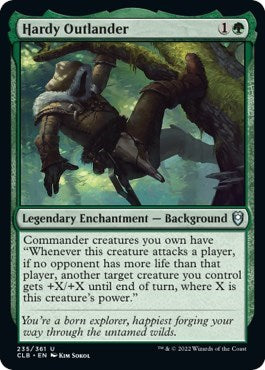 Hardy Outlander (Commander Legends: Battle for Baldur's Gate) Light Play
