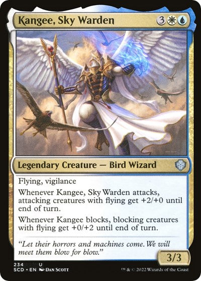 Kangee, Sky Warden (Commander 2022 Starter Decks) Light Play