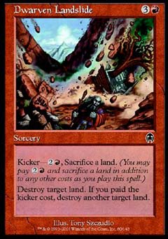 Dwarven Landslide (Apocalypse) Light Play