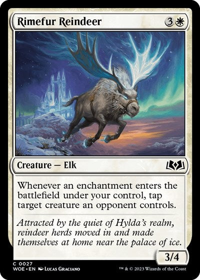 Rimefur Reindeer (Wilds of Eldraine) Light Play Foil