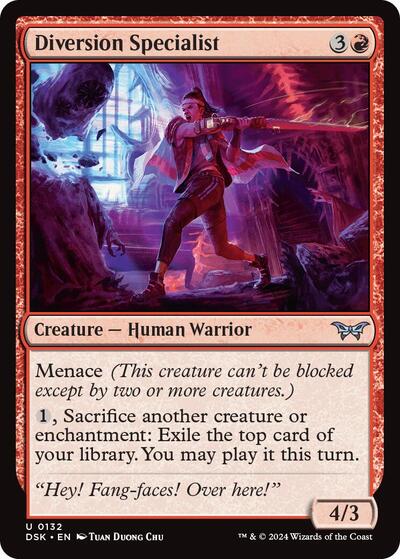 Diversion Specialist (Duskmourn: House of Horror) Light Play Foil