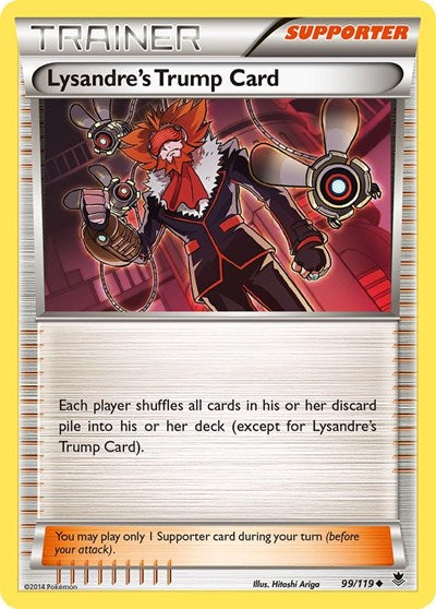 Lysandre's Trump Card (XY Phantom Forces) Light Play