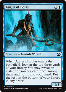Augur of Bolas (Modern Masters 2017) Medium Play
