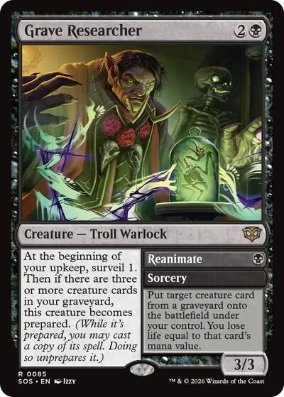 Grave Researcher (Secrets of Strixhaven) Light Play
