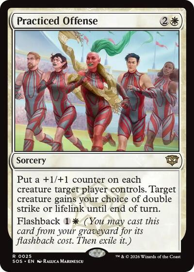 Practiced Offense (Secrets of Strixhaven) Light Play