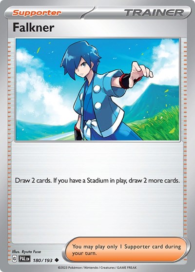 Falkner - 180 (SV02: Paldea Evolved) Light Play