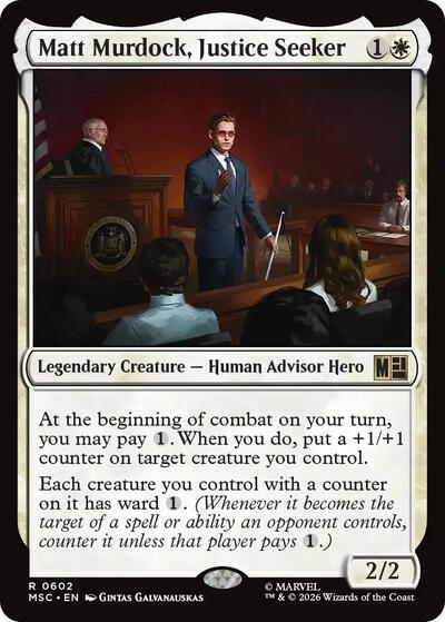 Matt Murdock, Justice Seeker (Commander: Marvel Super Heroes) Light Play