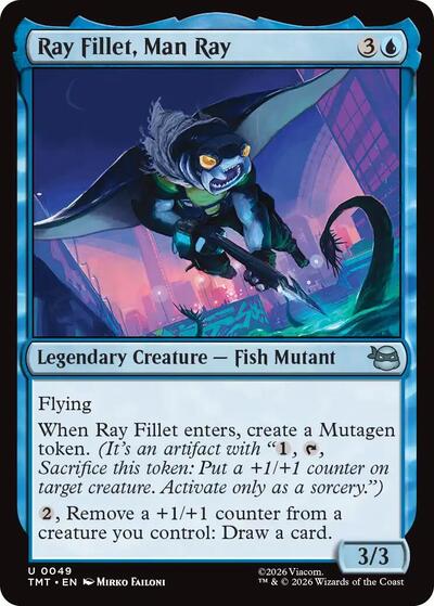Ray Fillet, Man Ray (Teenage Mutant Ninja Turtles) Light Play