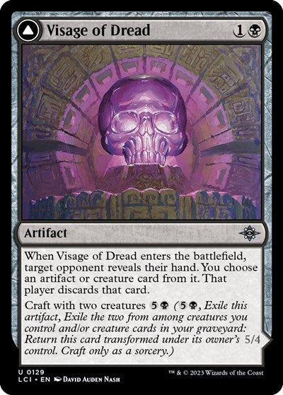 Visage of Dread (The Lost Caverns of Ixalan) Light Play