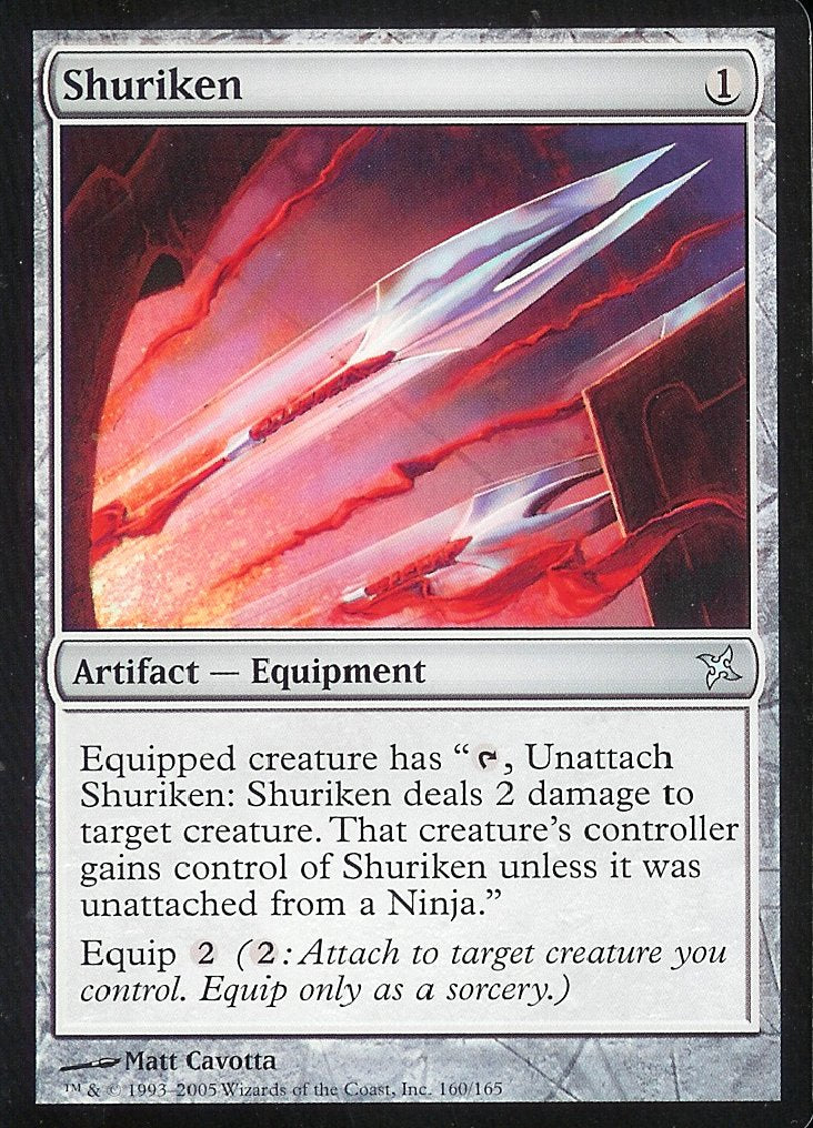 Shuriken (Betrayers of Kamigawa) Medium Play