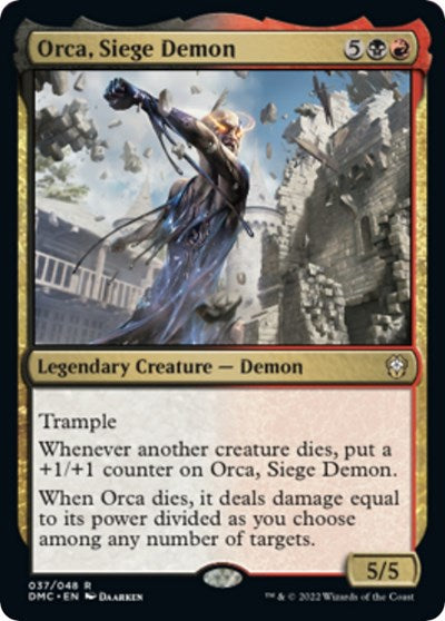 Orca, Siege Demon (Commander: Dominaria United) Light Play