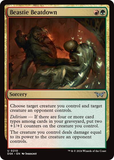 Beastie Beatdown (Duskmourn: House of Horror) Medium Play