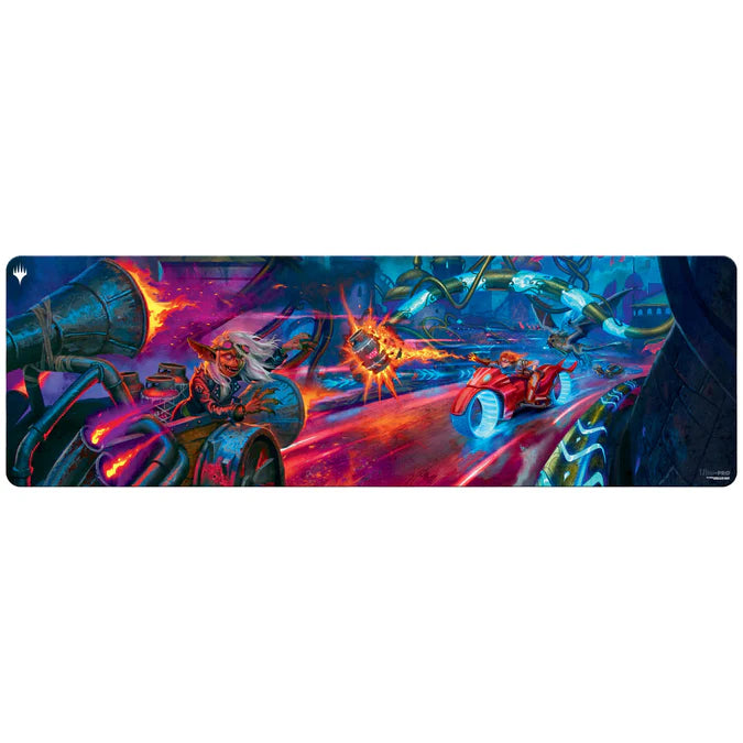 Ultra Pro - Aetherdrift Goblin vs Chandra Attack 8ft Table Playmat for Magic: The Gathering