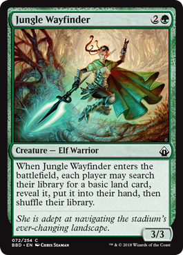 Jungle Wayfinder (Battlebond) Light Play