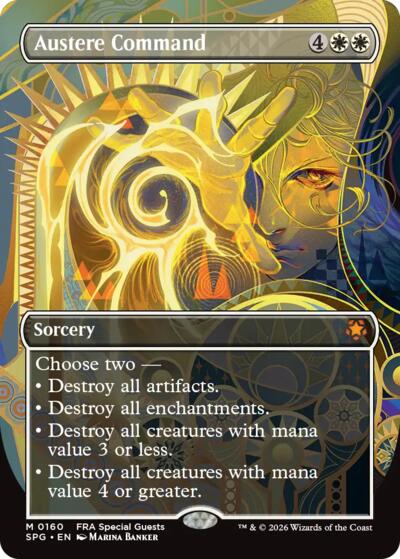 Austere Command (Borderless) (Special Guests) Light Play Foil