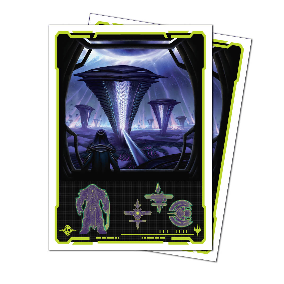 Ultra Pro - Edge of Eternities Susur Secundi, Void Altar 105ct APEX Deck Protector Sleeves for Magic: The Gathering