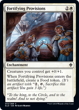 Fortifying Provisions (Throne of Eldraine) Light Play