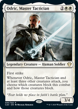 Odric, Master Tactician (Commander 2020 Ikoria) Light Play