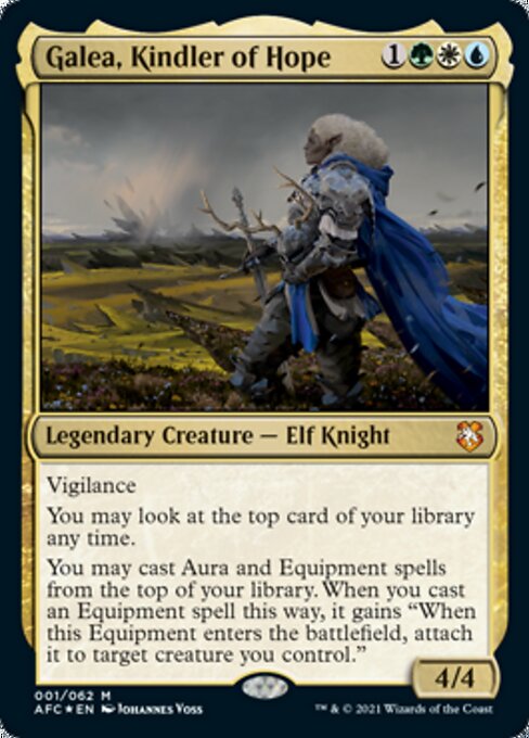 Galea, Kindler of Hope (Commander 2021 Forgotten Realms) Light Play Foil