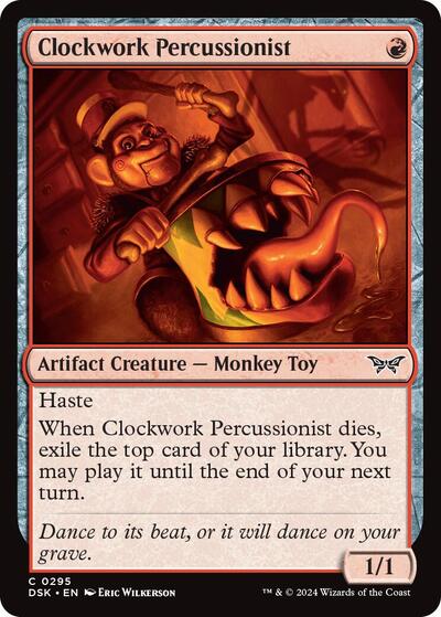 Clockwork Percussionist (0295) (Duskmourn: House of Horror) Light Play