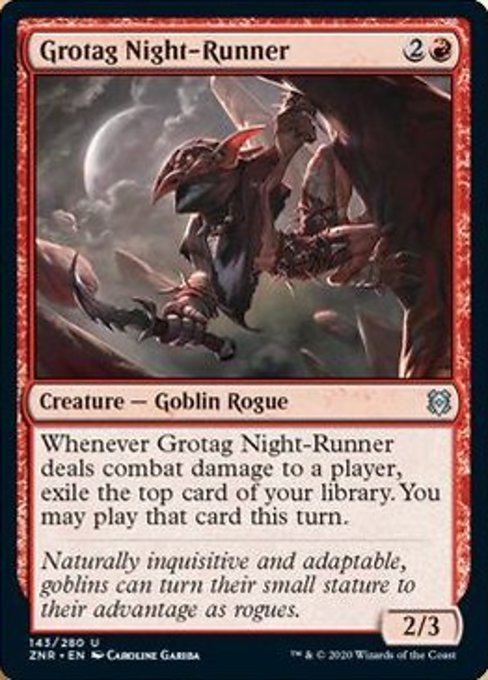 Grotag Night-Runner (Zendikar Rising) Light Play