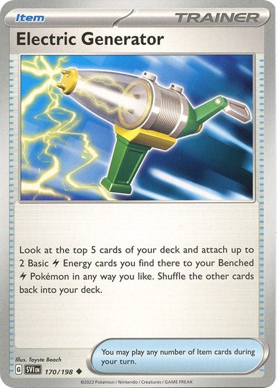 Electric Generator (Scarlet and Violet: Base Set) Light Play