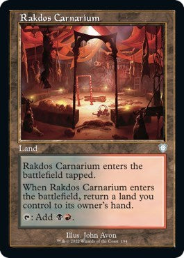 Rakdos Carnarium (Commander: The Brothers' War) Light Play