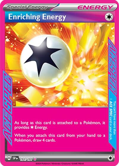 Enriching Energy (SV08: Surging Sparks) Light Play Holofoil