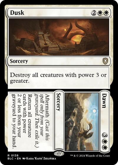 Dusk / Dawn (Commander: Bloomburrow) Light Play