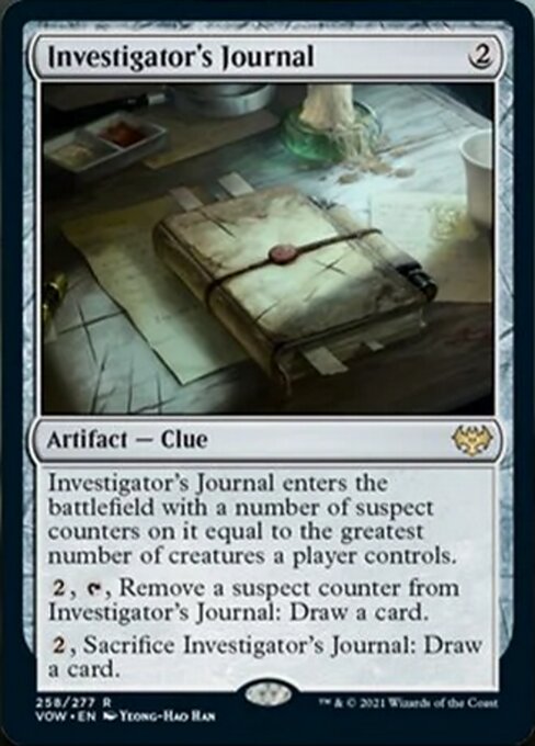 Investigator's Journal (Innistrad: Crimson Vow) Light Play