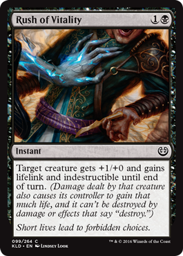 Rush of Vitality (Kaladesh) Light Play