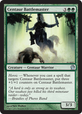 Centaur Battlemaster (Theros) Light Play Foil