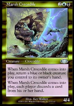 Marsh Crocodile (Planeshift) Light Play