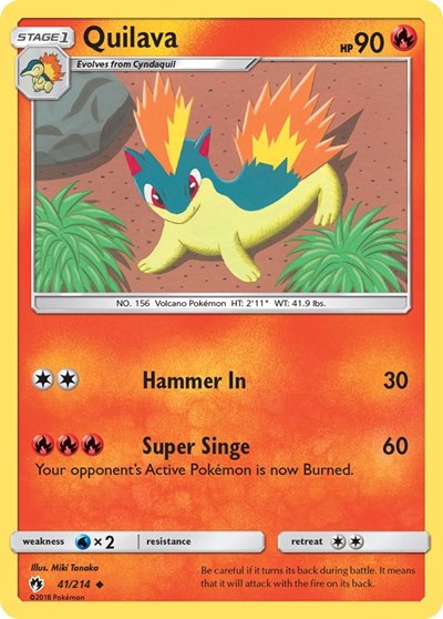 Quilava (SM - Lost Thunder) Light Play