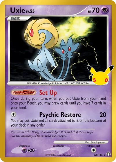 Uxie (ME: 30th Celebration Classic Collection) Near Mint Holofoil