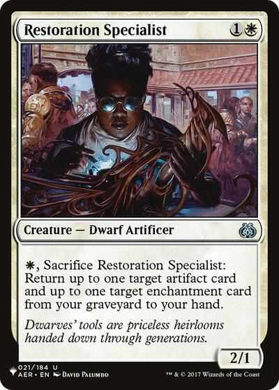 Restoration Specialist (The List) Light Play