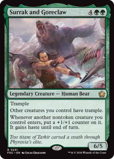 Surrak and Goreclaw (Commander: Foundations) Near Mint