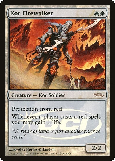Kor Firewalker (Promos: WPN and Gateway) Light Play Foil