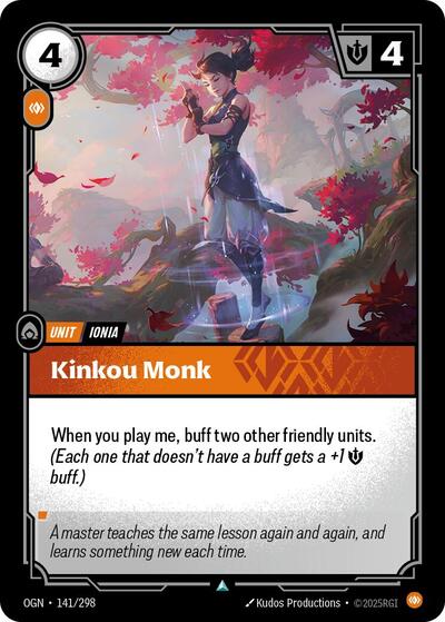 Kinkou Monk (Origins) Light Play Foil