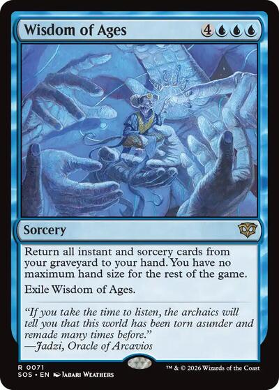 Wisdom of Ages (Secrets of Strixhaven) Light Play
