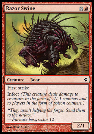 Razor Swine (New Phyrexia) Light Play